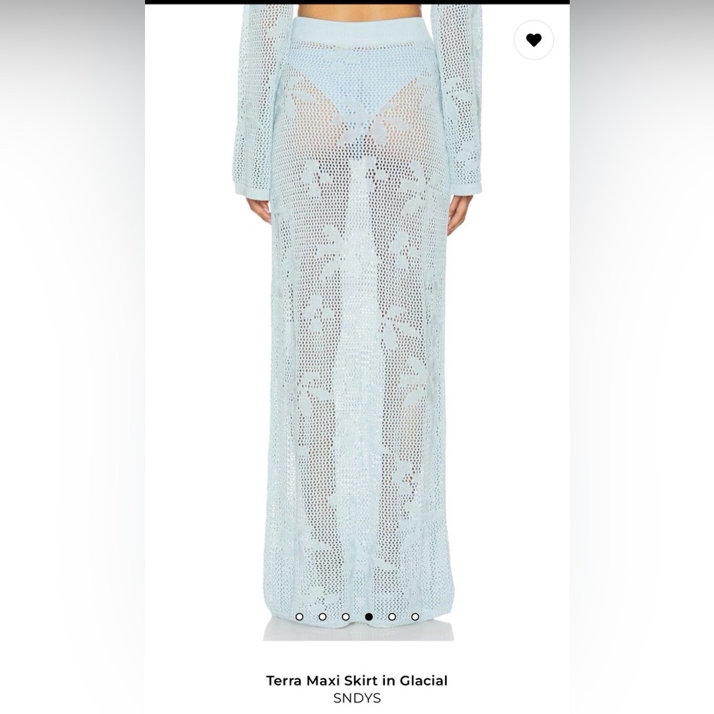 Terra Maxi Skirt in Glacial - SNDYS